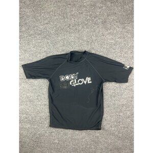 Body Glove Rashguard Shirt Men's Small Black Surfing Beach Coastal Wetsuit Shirt